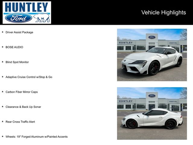 Used 2020 Toyota Supra Premium with VIN WZ1DB4C02LW026567 for sale in Huntley, IL