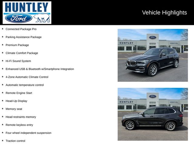 Used 2023 BMW X5 40i with VIN 5UXCR6C05P9N44483 for sale in Huntley, IL