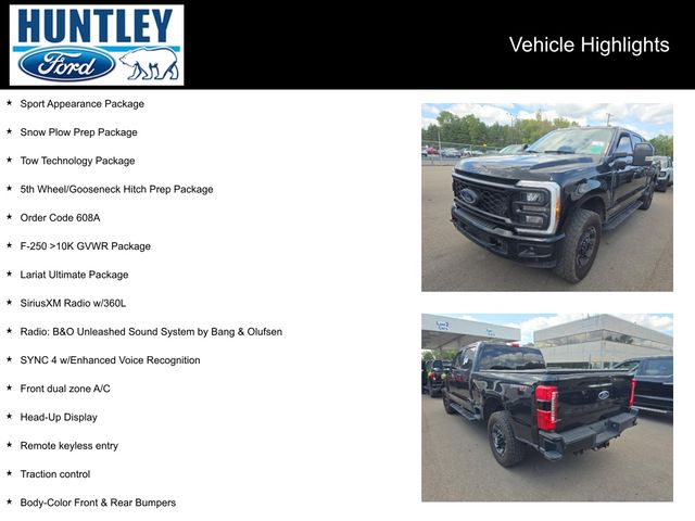 Certified 2023 Ford F-250 Super Duty Lariat with VIN 1FT7W2BT5PED52553 for sale in Huntley, IL