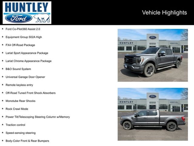 Certified 2021 Ford F-150 Lariat with VIN 1FTFW1E89MFB38961 for sale in Huntley, IL