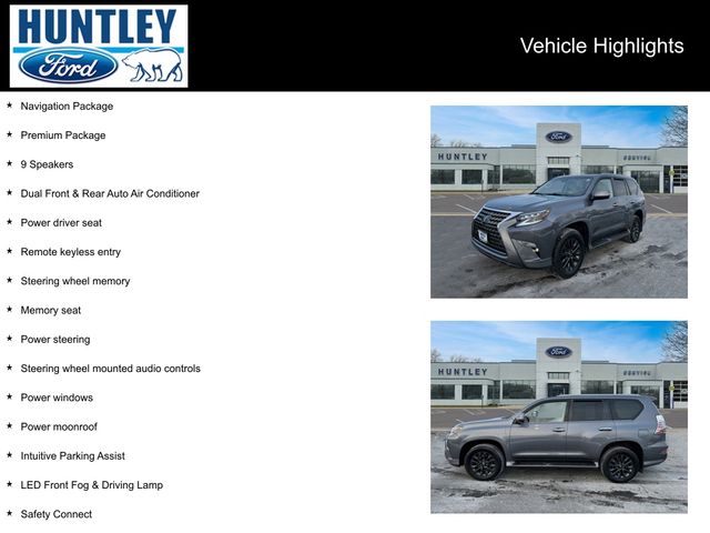Used 2021 Lexus GX Base with VIN JTJAM7BX9M5273133 for sale in Huntley, IL