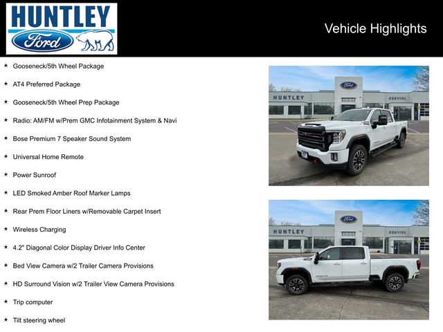 Used 2023 GMC Sierra 2500HD AT4 with VIN 1GT49PEY7PF249837 for sale in Huntley, IL