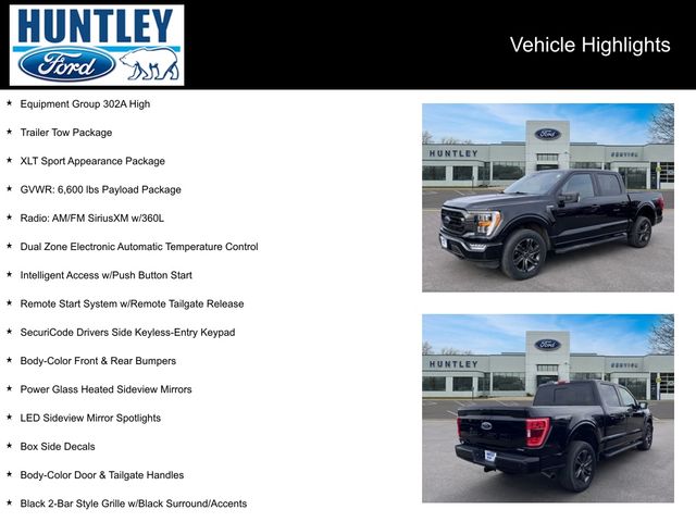 Used 2022 Ford F-150 XLT with VIN 1FTEW1EP4NKD77491 for sale in Huntley, IL