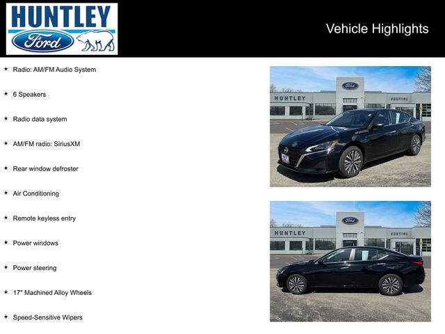 Used 2024 Nissan Altima SV with VIN 1N4BL4DW9RN417595 for sale in Huntley, IL