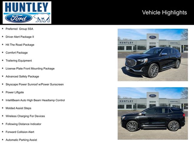 Used 2018 GMC Terrain Denali with VIN 3GKALXEX4JL258220 for sale in Huntley, IL