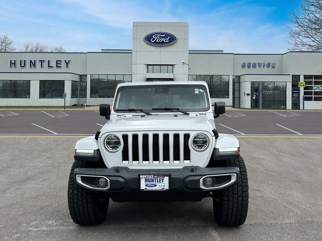 Used 2020 Jeep Wrangler Unlimited Sahara with VIN 1C4HJXEG5LW156213 for sale in Huntley, IL