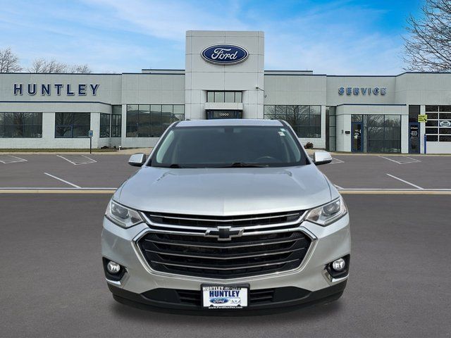 Used 2021 Chevrolet Traverse 1LT with VIN 1GNEVGKW4MJ236000 for sale in Huntley, IL