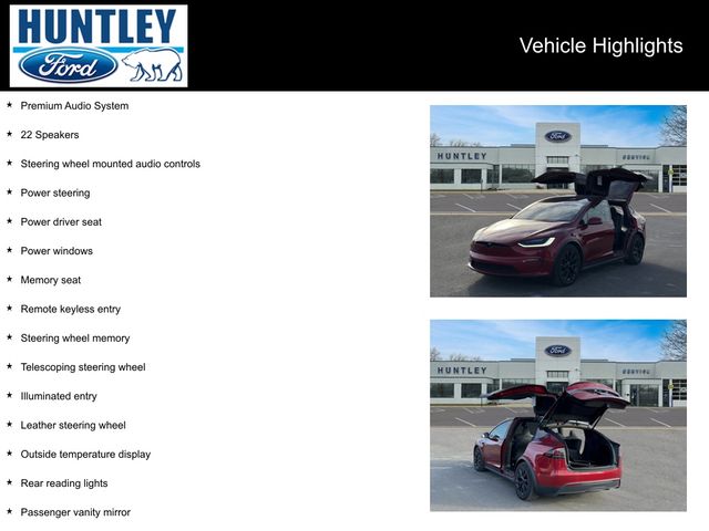 Used 2023 Tesla Model X Long Range with VIN 7SAXCDE59PF401191 for sale in Huntley, IL