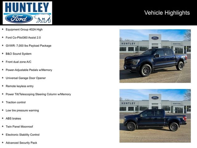 Certified 2023 Ford F-150 Tremor with VIN 1FTEW1E80PFC70944 for sale in Huntley, IL
