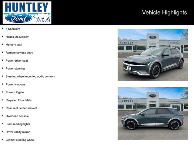 Used 2023 Hyundai IONIQ 5 Limited with VIN KM8KRDAFXPU197010 for sale in Huntley, IL
