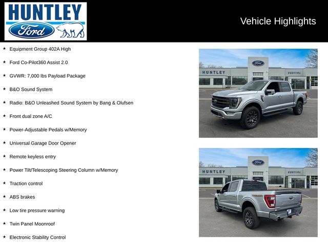 Certified 2023 Ford F-150 Tremor with VIN 1FTEW1E86PFA59585 for sale in Huntley, IL