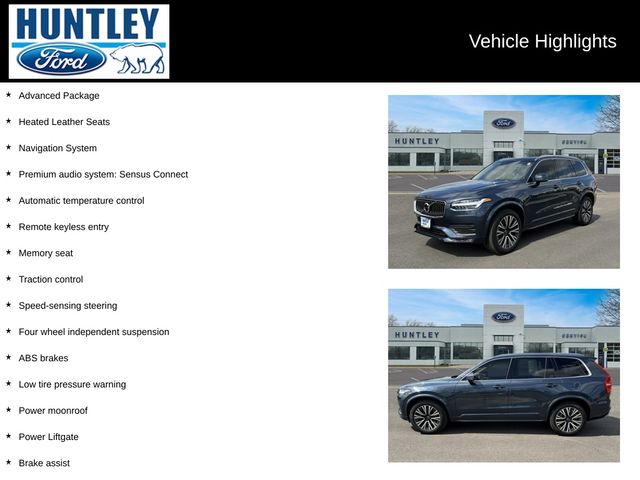 Used 2021 Volvo XC90 Momentum with VIN YV4102PK8M1752579 for sale in Huntley, IL