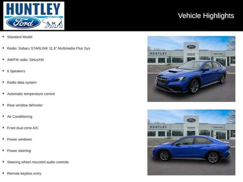 Used 2024 Subaru WRX Base Sedan