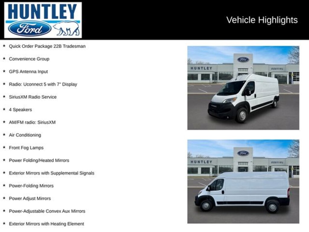 Used 2026 Ram Promaster 2500 High Roof Cargo Van