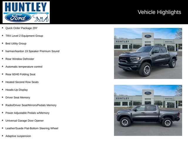 Used 2023 RAM Ram 1500 Pickup TRX with VIN 1C6SRFU93PN539937 for sale in Huntley, IL