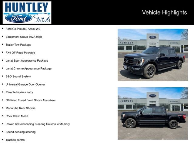 Certified 2021 Ford F-150 Lariat with VIN 1FTEW1EPXMKE00920 for sale in Huntley, IL