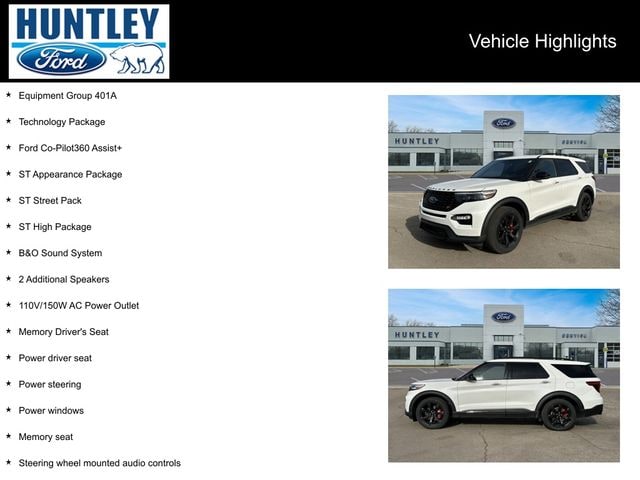 Certified 2023 Ford Explorer ST with VIN 1FM5K8GC2PGA37403 for sale in Huntley, IL