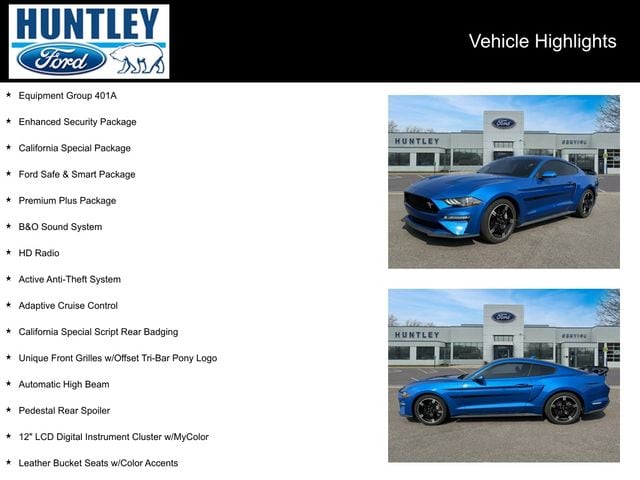 Used 2020 Ford Mustang GT Premium with VIN 1FA6P8CF9L5145782 for sale in Huntley, IL