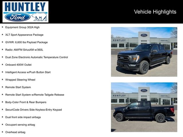 Certified 2023 Ford F-150 XLT with VIN 1FTEW1EP4PFA20551 for sale in Huntley, IL