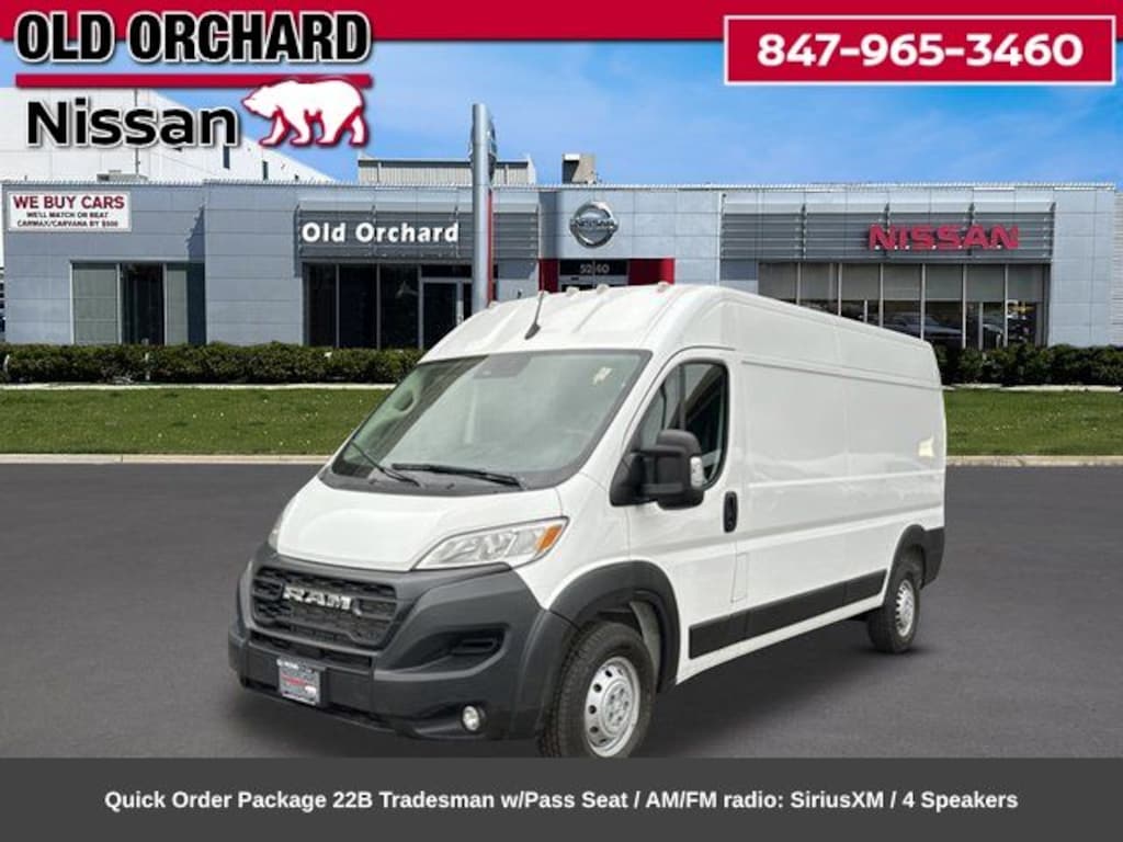 Used 2025 Ram Promaster 2500 High Roof Cargo Van