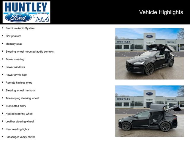 Used 2023 Tesla Model X Long Range with VIN 7SAXCDE54PF401020 for sale in Huntley, IL