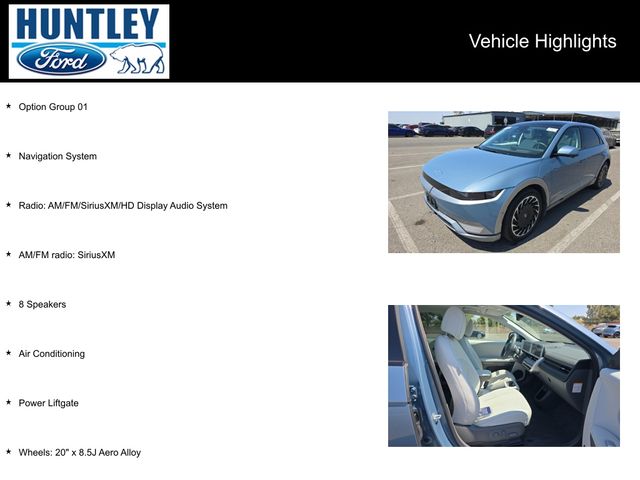 Used 2023 Hyundai IONIQ 5 Limited with VIN KM8KRDAF2PU197986 for sale in Huntley, IL