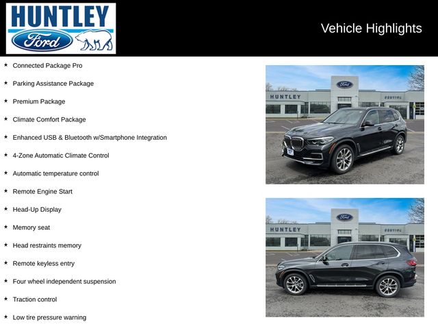 Used 2023 BMW X5 40i with VIN 5UXCR6C02P9P64776 for sale in Huntley, IL