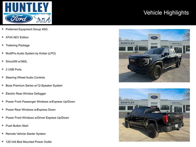 Used 2023 GMC Sierra 1500 AT4X with VIN 3GTUUFEL9PG327904 for sale in Huntley, IL