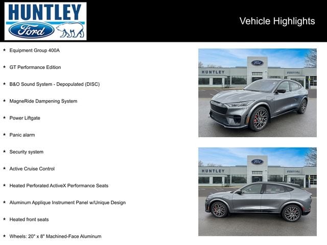 Used 2023 Ford Mustang Mach-E GT AWD with VIN 3FMTK4SX9PMA79048 for sale in Huntley, IL