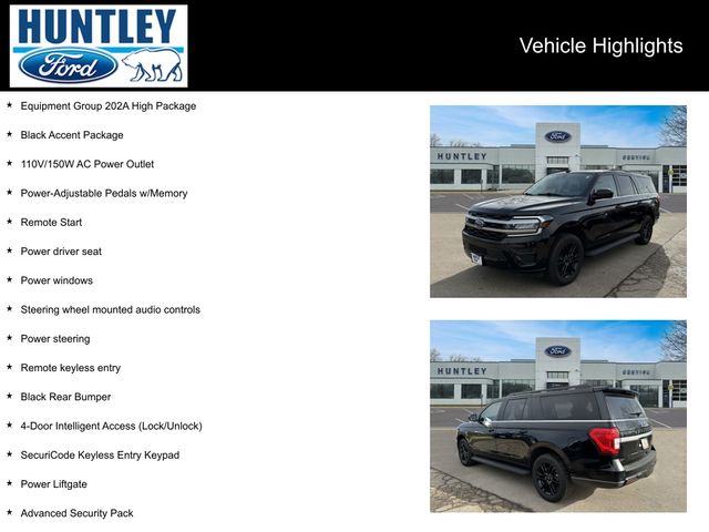 Certified 2024 Ford Expedition XLT with VIN 1FMJK1J86REA06549 for sale in Huntley, IL