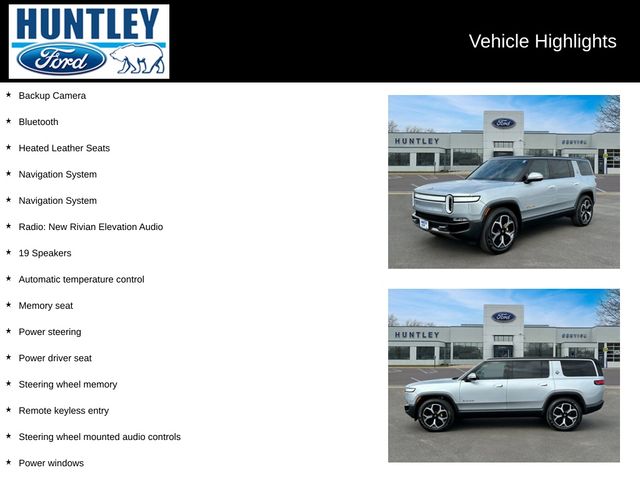 Used 2023 Rivian R1S Adventure with VIN 7PDSGABA5PN006768 for sale in Huntley, IL