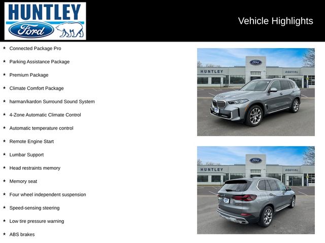 Used 2024 BMW X5 40i with VIN 5UX23EU06R9S20953 for sale in Huntley, IL