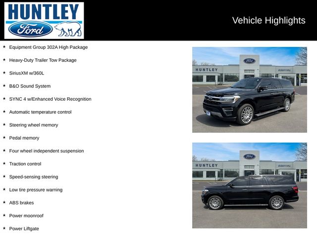 Certified 2022 Ford Expedition Limited with VIN 1FMJK2AT6NEA01534 for sale in Huntley, IL