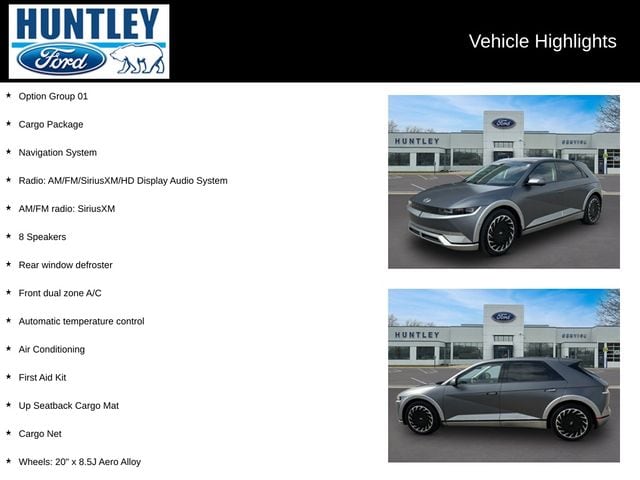 Used 2023 Hyundai IONIQ 5 Limited with VIN KM8KRDAFXPU162810 for sale in Huntley, IL
