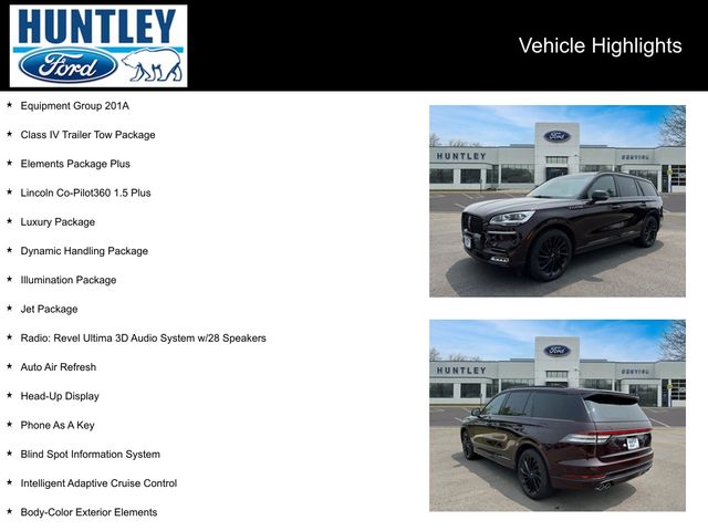 Used 2023 Lincoln Aviator Reserve with VIN 5LM5J7XCXPGL27463 for sale in Huntley, IL