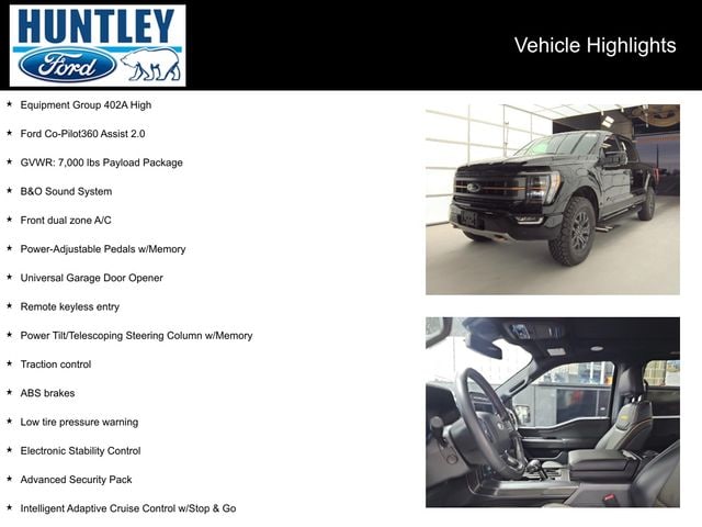Certified 2023 Ford F-150 Tremor with VIN 1FTEW1E86PFC66221 for sale in Huntley, IL