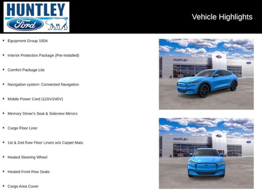 New 2024 Ford Mustang Mach-E Select SUV