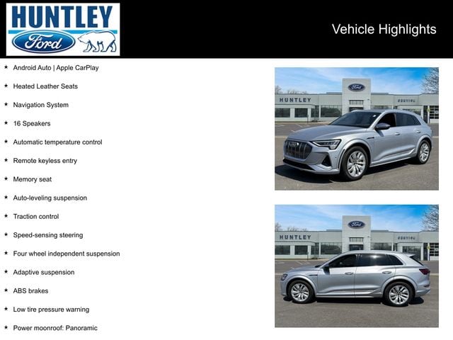 Used 2022 Audi e-tron S Premium Plus with VIN WA1ACBGE2NB046511 for sale in Huntley, IL