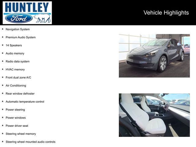 Used 2023 Tesla Model Y Long Range with VIN 7SAYGDEE1PA171894 for sale in Huntley, IL