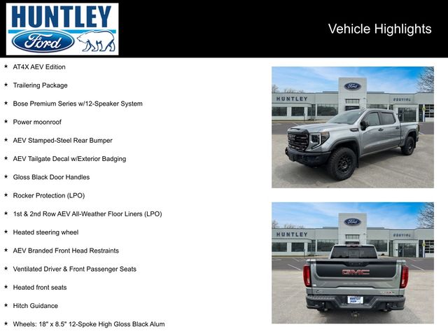 Used 2023 GMC Sierra 1500 AT4X with VIN 3GTUUFEL8PG218091 for sale in Huntley, IL