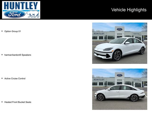 Used 2024 Hyundai IONIQ 6 Preferred with VIN KMHM34AC2RA056937 for sale in Huntley, IL