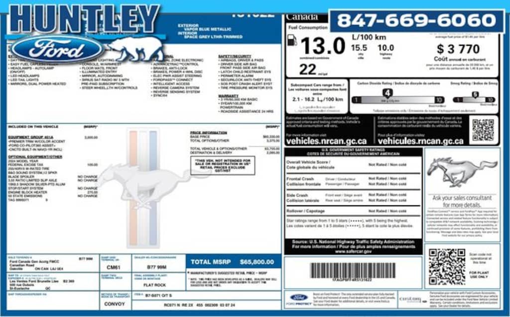 Certified 2024 Ford Mustang GT Premium Convertible