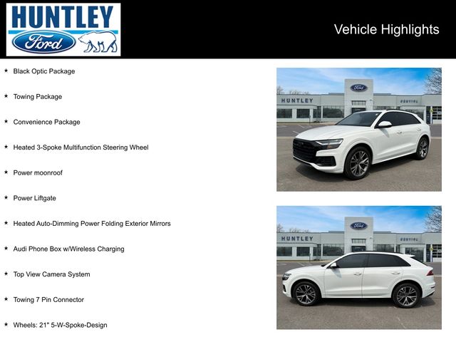 Used 2021 Audi Q8 Premium with VIN WA1AVAF17MD031055 for sale in Huntley, IL