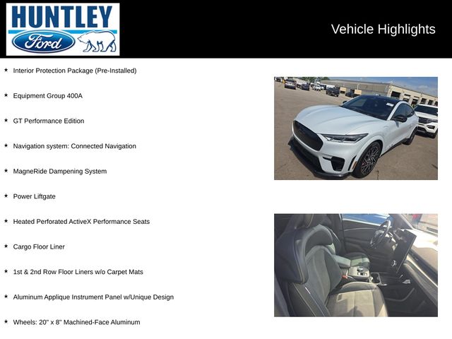 Used 2023 Ford Mustang Mach-E GT AWD with VIN 3FMTK4SX9PMA03555 for sale in Huntley, IL