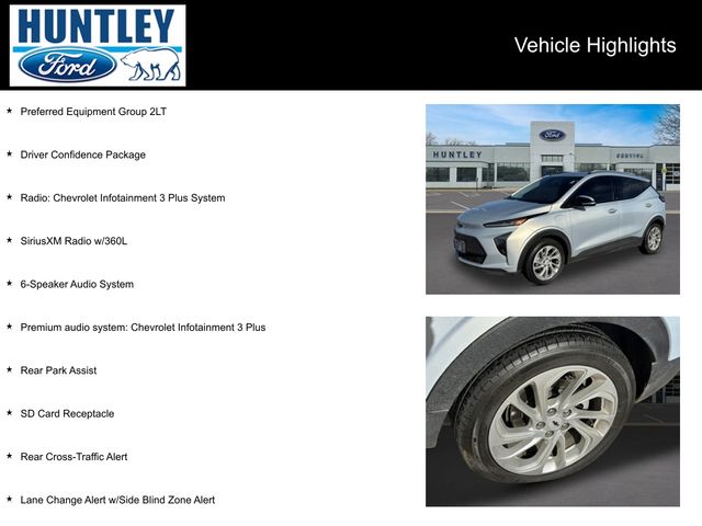 Used 2023 Chevrolet Bolt EUV LT with VIN 1G1FY6S02P4171914 for sale in Huntley, IL