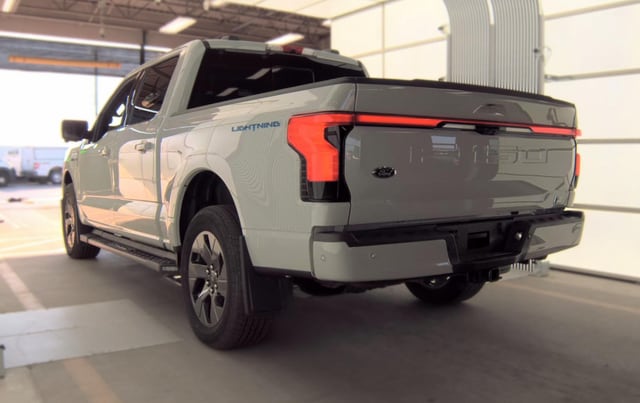 Used 2023 Ford F-150 Lightning Lariat with VIN 1FTVW1EV8PWG35408 for sale in Huntley, IL