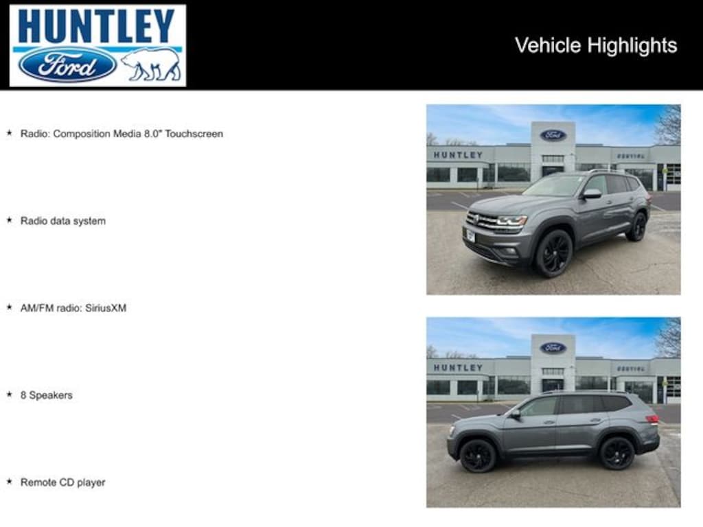 Used 2019 Volkswagen Atlas 3.6L V6 SE SUV