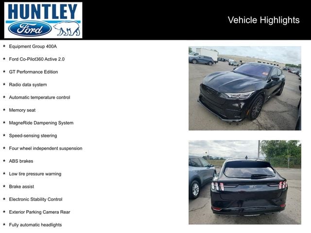 Certified 2021 Ford Mustang Mach-E GT AWD with VIN 3FMTK4SX3MME00903 for sale in Huntley, IL