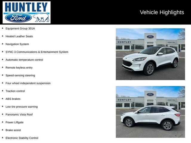 Certified 2021 Ford Escape SEL with VIN 1FMCU9H64MUA96529 for sale in Huntley, IL