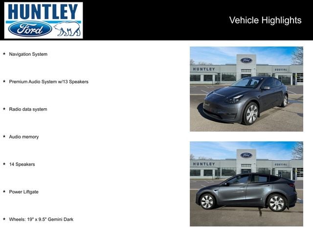 Used 2024 Tesla Model Y Long Range with VIN 7SAYGDEE7RA215691 for sale in Huntley, IL